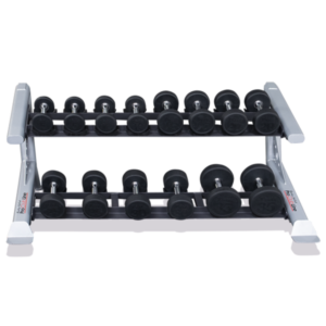 BODY SOLID 2 TIER SADDLE DUMBBELL RACK